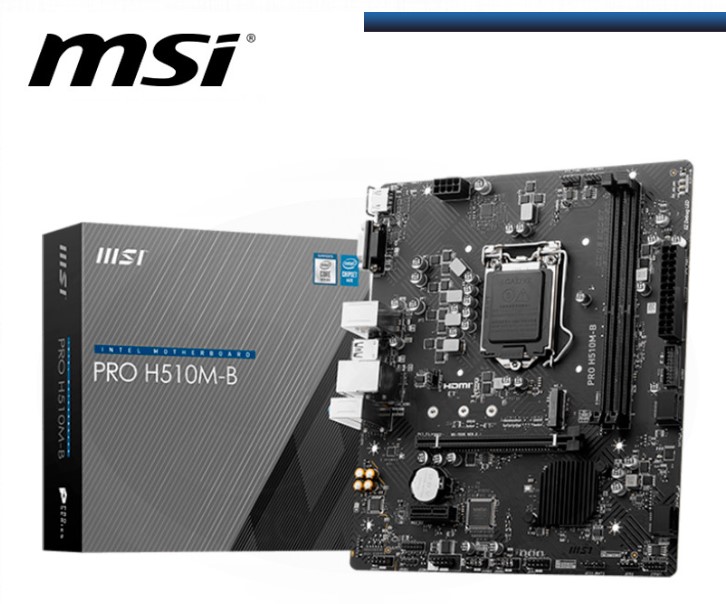 MAINBOARD MSI PRO H510M-B DDR4 LGA 1200 S/V/L